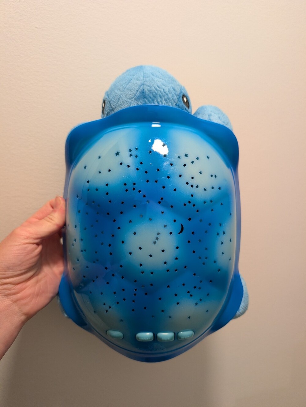 Cloud B Blue Twilight Turtle With Light Up Star Constellation